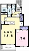 セレーノ カーサⅡの間取り画像