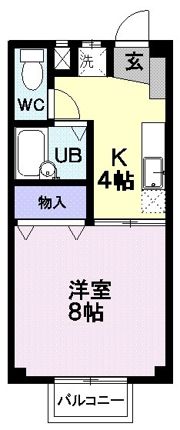 オランダ村 G棟の間取り画像