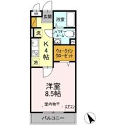 ジェンティーレ ヤマザキの間取り画像