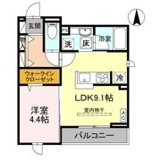 D-Grande常盤町の間取り画像