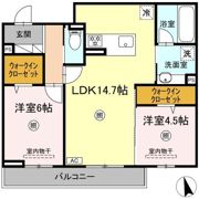 サンコートHIKARIの間取り画像