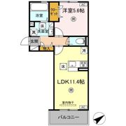 WM新八代 B棟の間取り画像