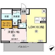 WM新八代 B棟の間取り画像