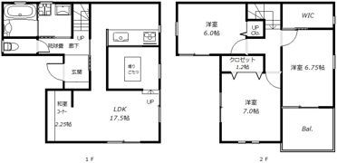 クライフONE桂芝ノ下の間取り画像