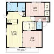 フェルス・ヴィエルジェの間取り画像