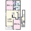 モナ aの間取り画像