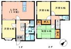 北条久保戸建ての間取り画像