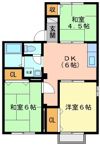ルネシュ西長戸の間取り画像