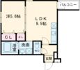 フジパレス瓜生堂Ⅱ番館の間取り画像