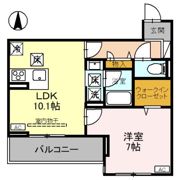 ノーブルラフィネ武蔵浦和の間取り画像