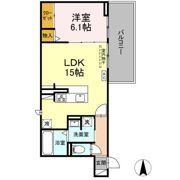 D-avance 花田の間取り画像