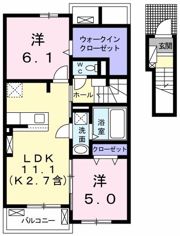 ドゥージャルダンの間取り画像