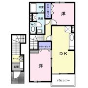 リバーコート Dの間取り画像
