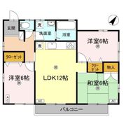 森ハイツの間取り画像