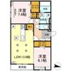 D-resena旭通りの間取り画像