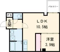 GARDENIA茨木の間取り画像