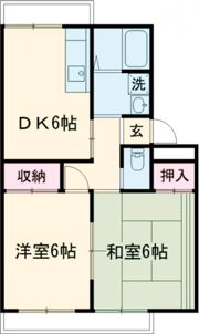 グリーンハイツ三友の間取り画像