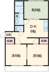 グリーンハイツ三友の間取り画像