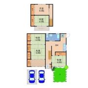 元今泉1丁目貸家の間取り画像
