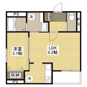 月光福山東壱番館の間取り画像