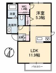 シャーメゾン プリマの間取り画像