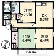 ペルレ C棟の間取り画像