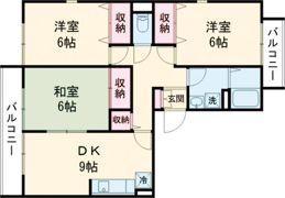 ロイヤルガーデン鐙西A棟の間取り画像