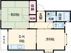 オーベルジュ東青山Bの間取り画像