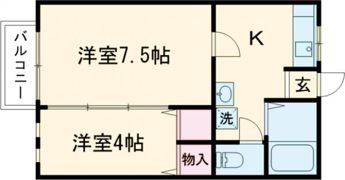 エクセレント A棟の間取り画像