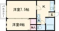 エクセレント A棟の間取り画像