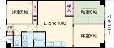 ホポロ東万代の間取り画像
