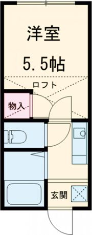 ハーモニック優の間取り画像