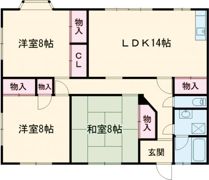 コーポ内山の間取り画像