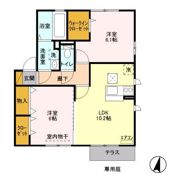 フォーチュンⅢの間取り画像