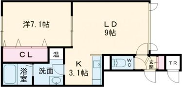 CloverA・Bの間取り画像