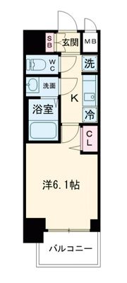 プレサンスOSAKA姫里ヴィオンの間取り画像