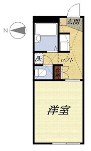 ゼフィールの間取り画像