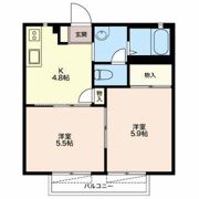 ラフィーネ和 Dの間取り画像