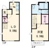 ルクール新西方 Aの間取り画像