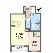 グランドール富田の間取り画像