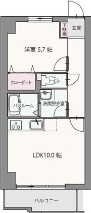 コロッサル六地蔵の間取り画像