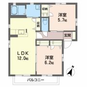 メゾンボヌールⅡ D棟の間取り画像