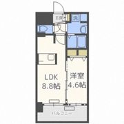 プレサンスOSAKA DOMECITYビーツの間取り画像