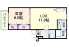 フジパレス下瓦屋の間取り画像