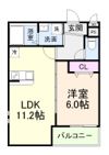 フジパレス下瓦屋の間取り画像