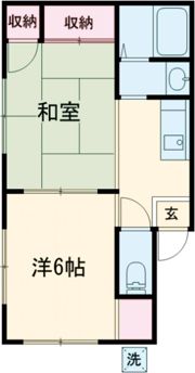 コーポあじさいの間取り画像