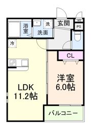 フジパレス下瓦屋の間取り画像