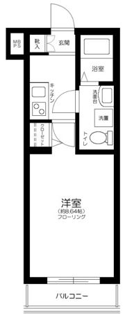 ライジングプレイス上板橋の間取り画像