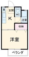 クレールKの間取り画像