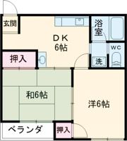 コーポ戸辺の間取り画像